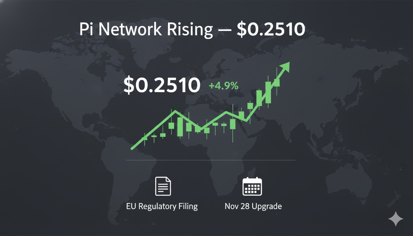 Pi Network Price Surges Ahead of Major Upgrade and EU Filing