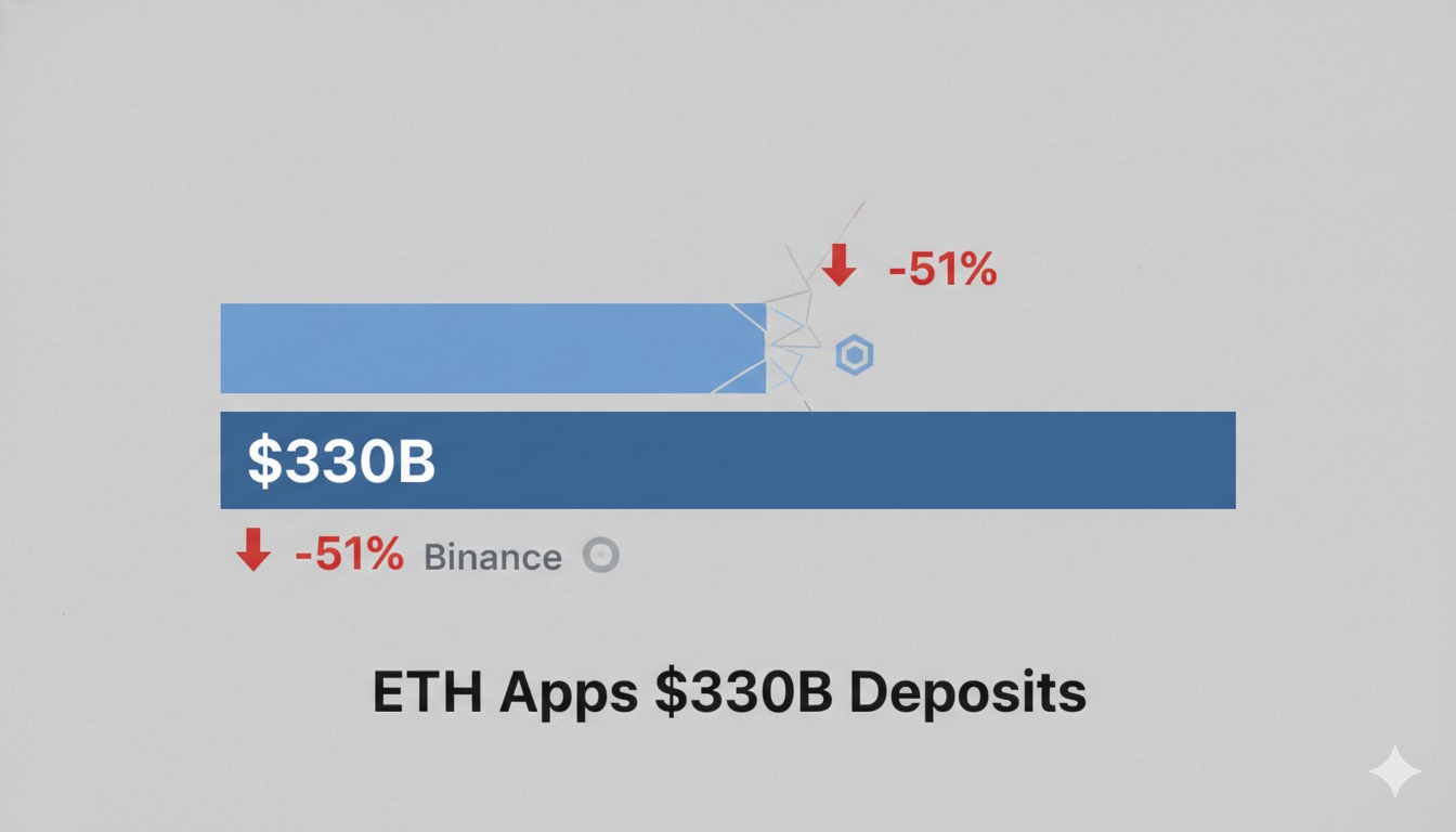 Ethereum Holds $330B Despite Market Reset Wiping $6.4B