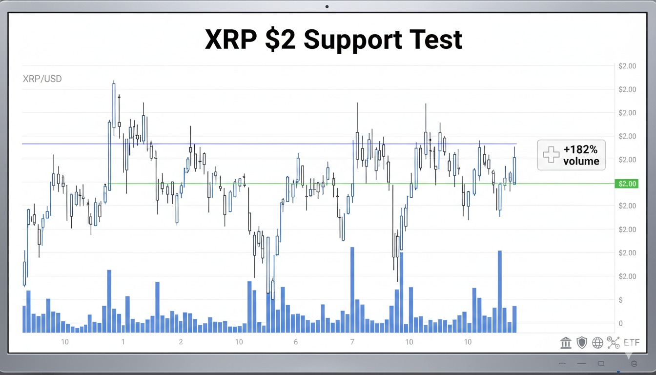 XRP Manipulation Claims Spark Debate Amid $2 Support Test