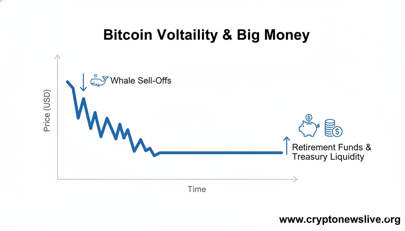 Bitcoin Whales Dump 36K BTC as $9T 401(k) Tsunami Looms