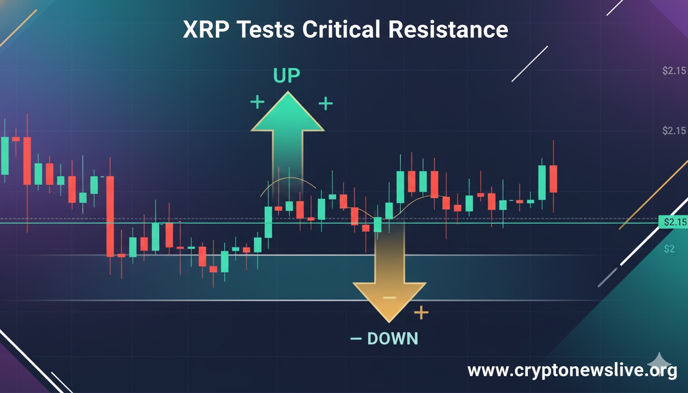 XRP Faces Critical Test: $2.15 Level Holds Key