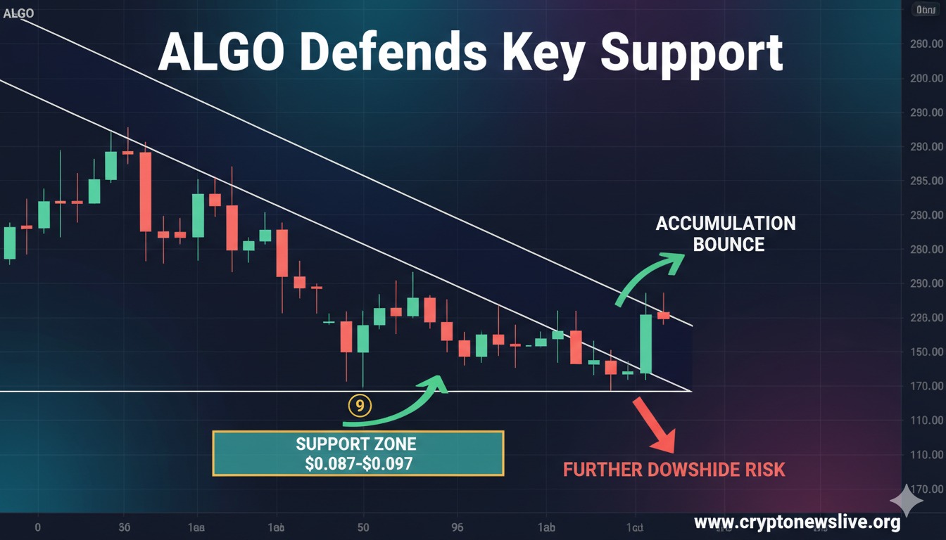 ALGO Flashes Buy Signal Amid Channel Support Battle