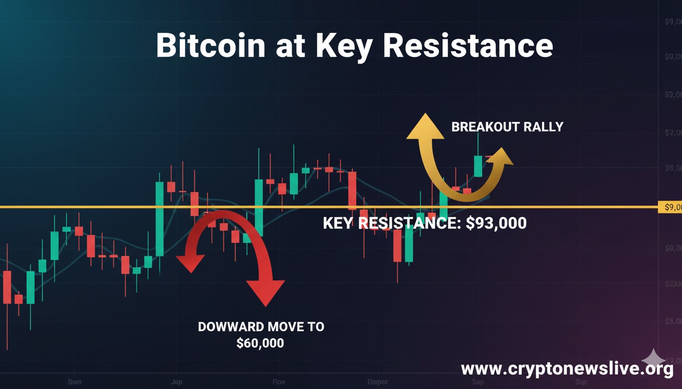 Bitcoin Faces Critical $93K Test: Bulls or Bears?