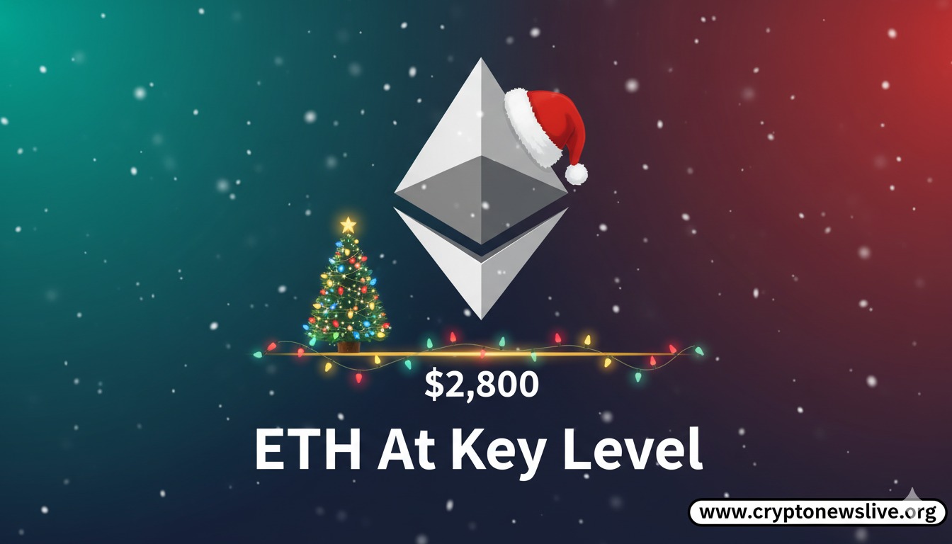 Ethereum Retest at $2,800 Signals Potential Breakout Amid Supply Crunch