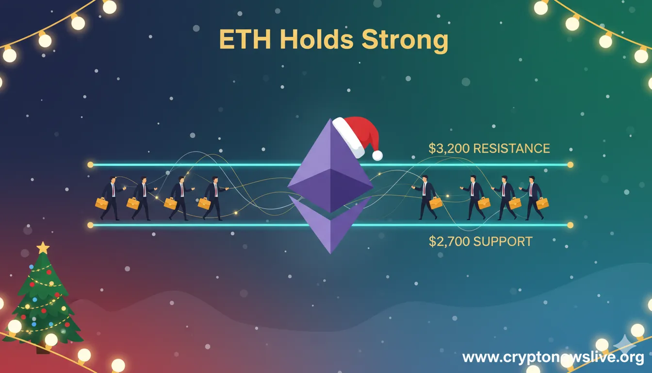 Ethereum Stuck Below $3,200: What Bitmine's $40M Buy Signals