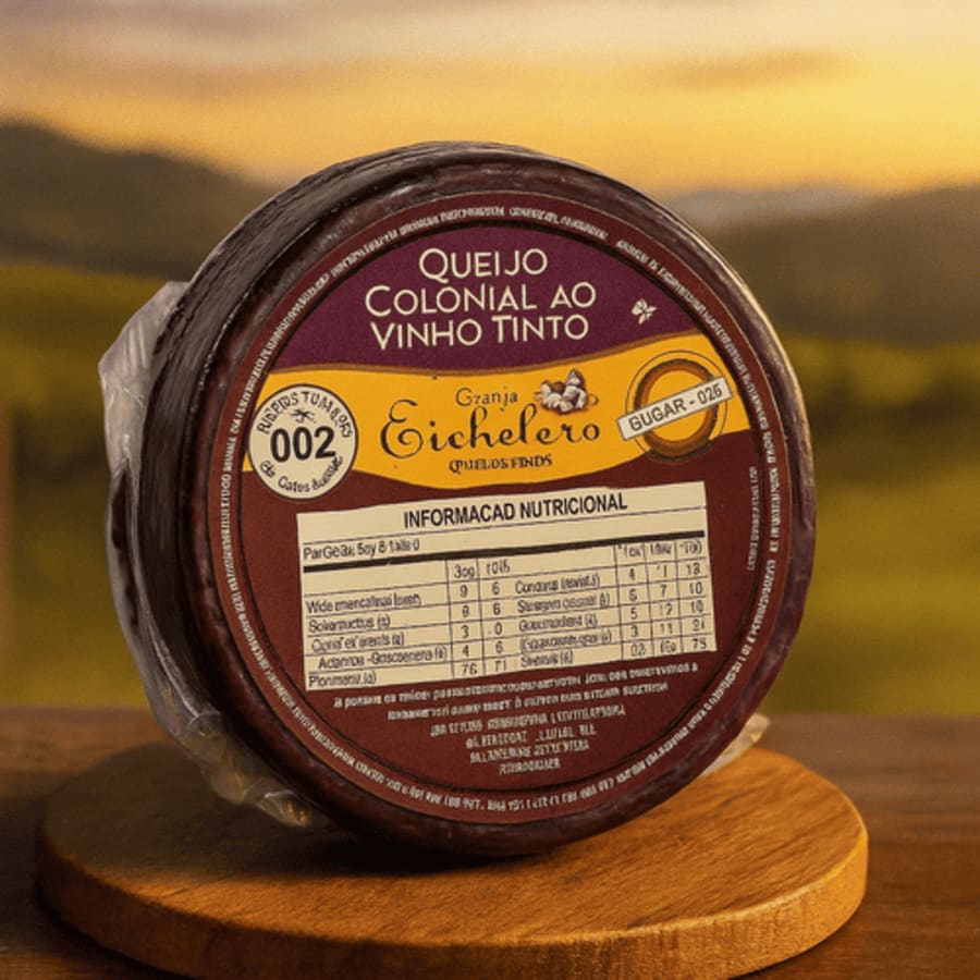 Foto do produto Queijo Colonial Chichelero Banhado no Vinho Kg da loja Empório São Marcos em São Marcos