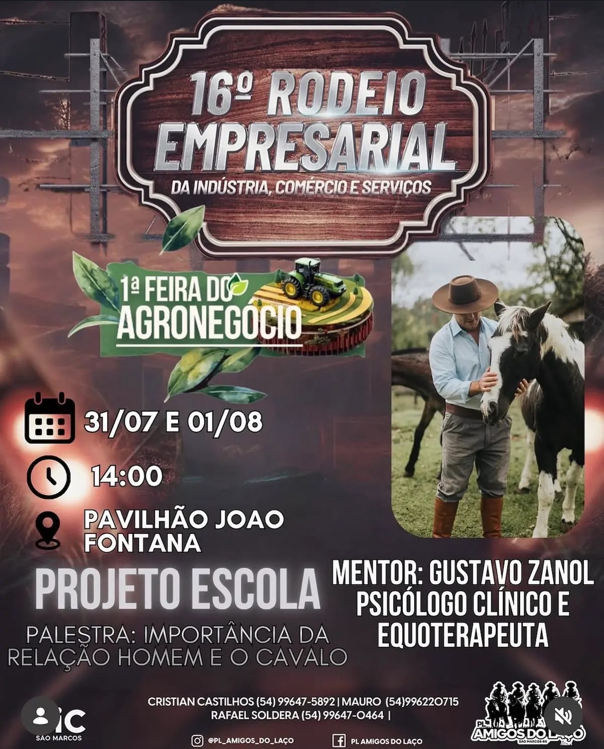 16º Rodeio Empresarial e 1ª Feira do Agronegócio em São Marcos (RS)