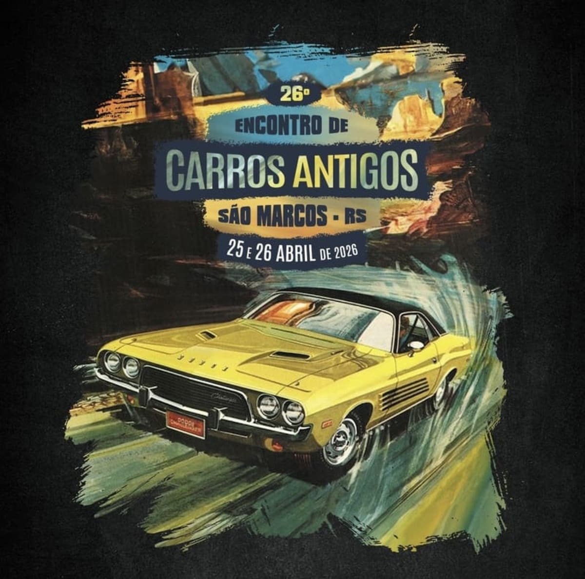 26º Encontro de Carros Antigos 2026 em São Marcos (RS)