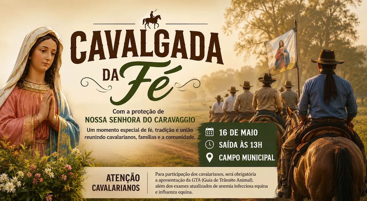 Cavalgada da Fé em São Marcos (RS)