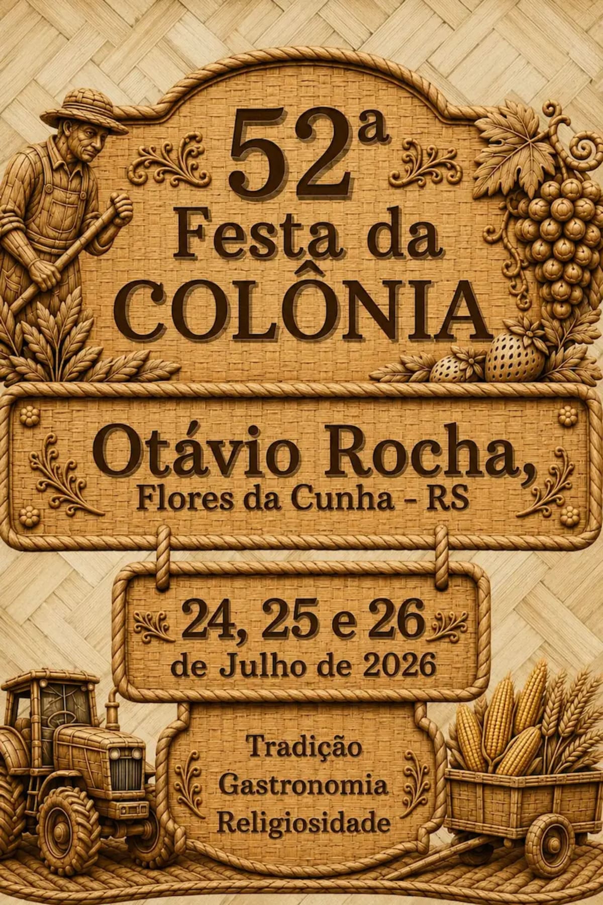 52ª Festa da Colônia Otávio Rocha (2026) em Flores da Cunha (RS)