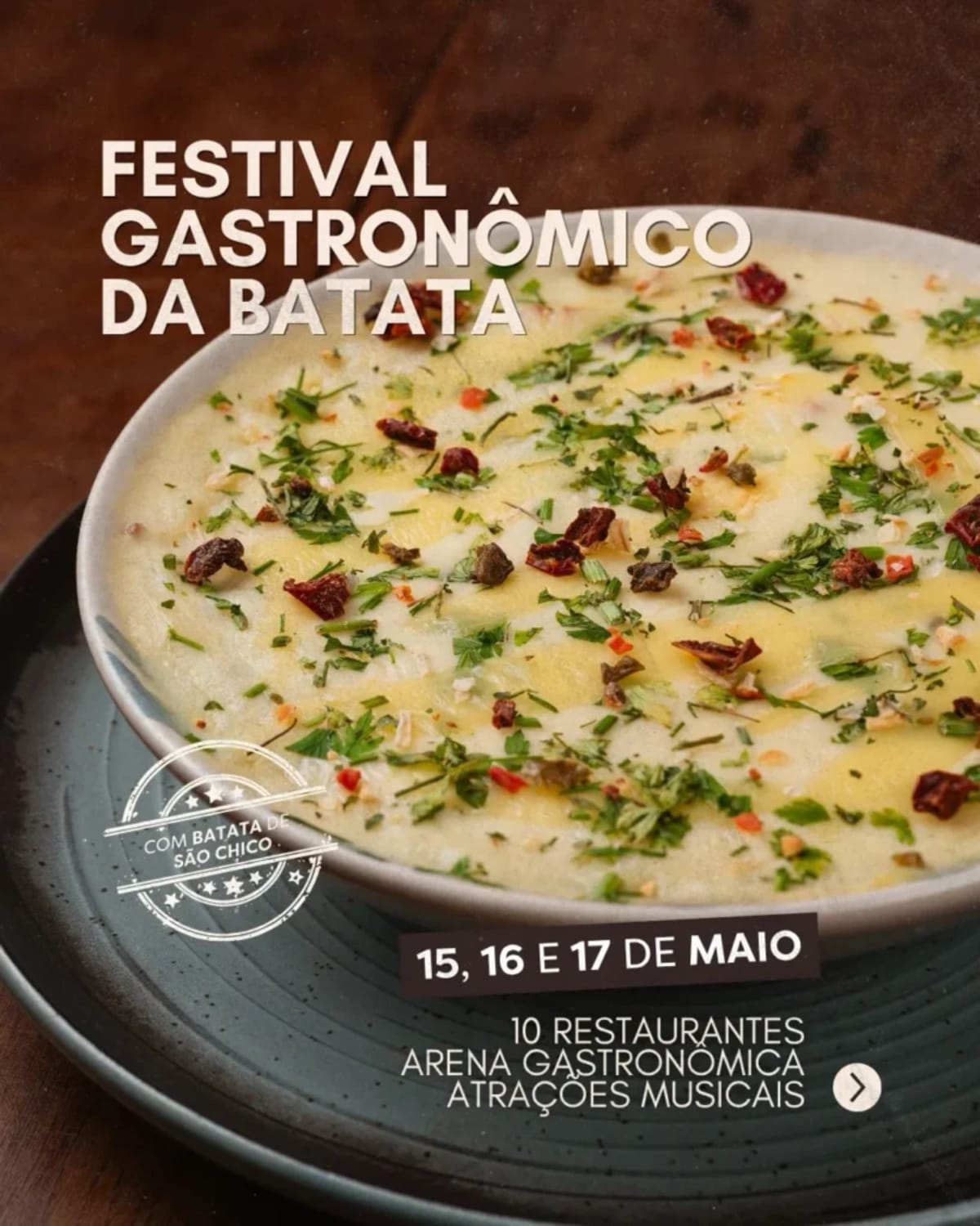 7º Festival Gastronômico da Batata 2026 em São Francisco de Paula (RS)
