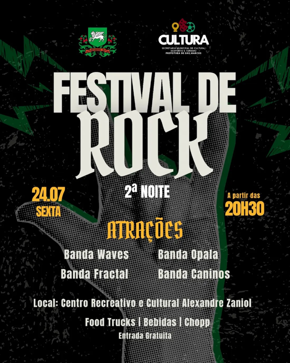 Festival de Rock (segunda noite) em São Marcos (RS)