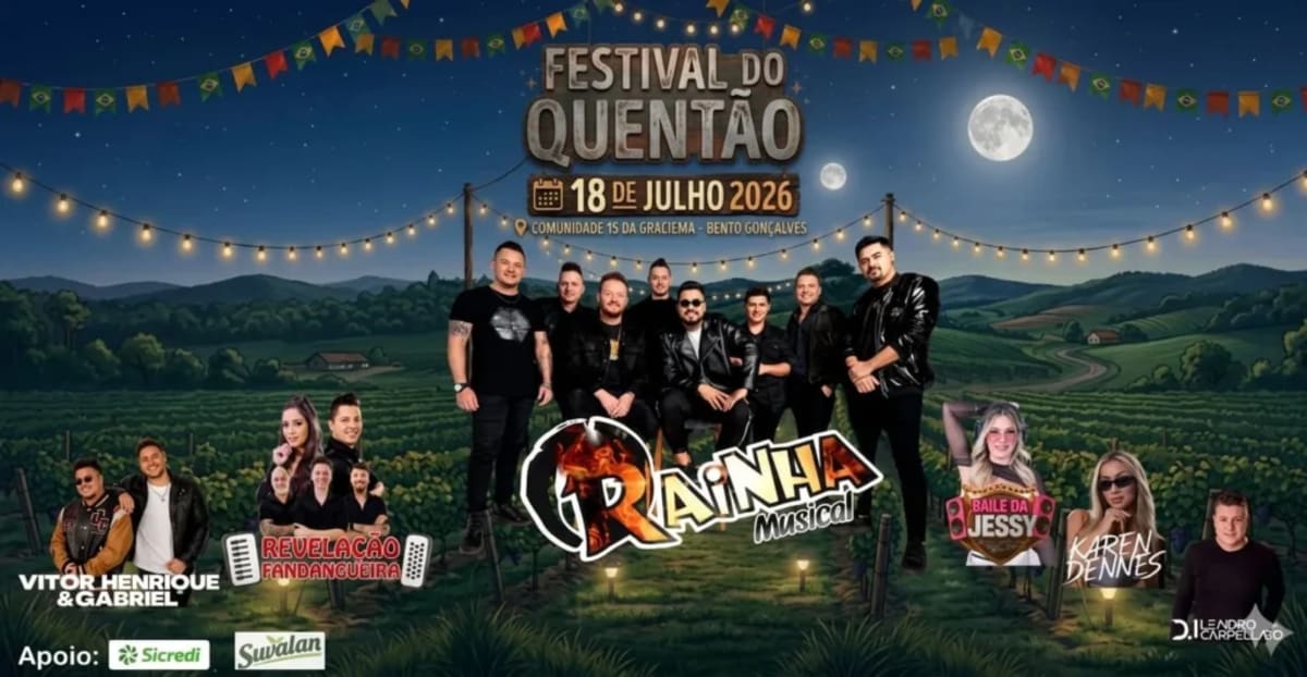 Festival do Quentão 2026 em Bento Gonçalves (RS)