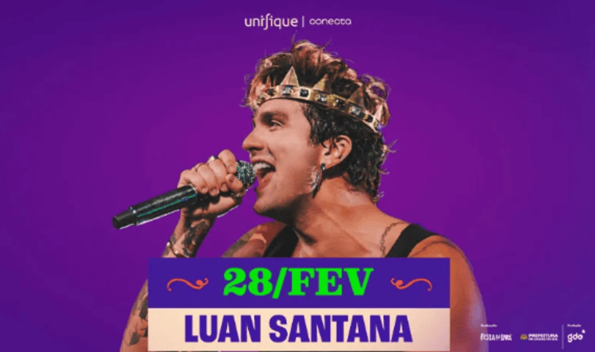 Luan Santana na Festa da Uva 2026 em Caxias do Sul (RS)
