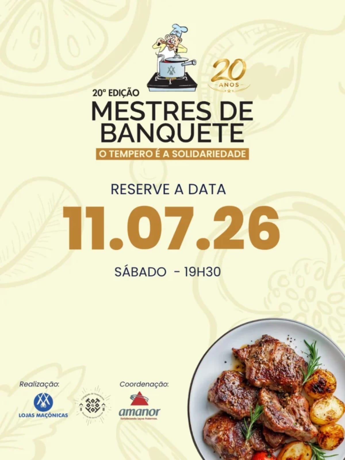 Mestres de Banquete (20ª edição) em Caxias do Sul (RS)