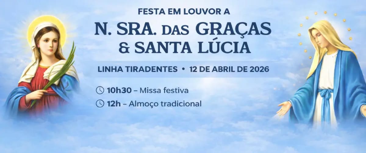 Festa em Louvor a Nossa Senhora das Graças e Santa Lúcia em Linha Tiradentes 2026 em São Marcos (RS)