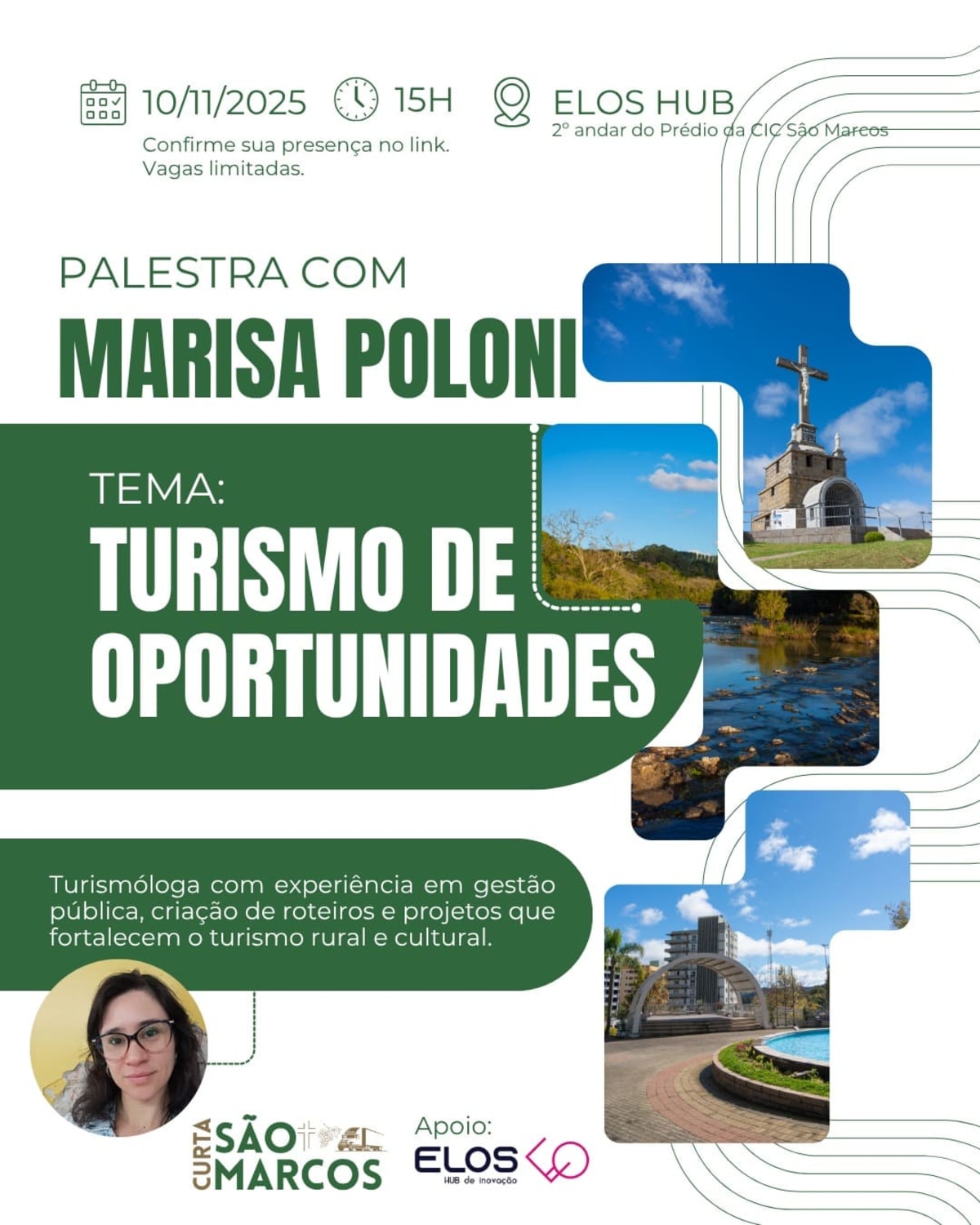 Palestra Turismo de Oportunidades em São Marcos (RS)