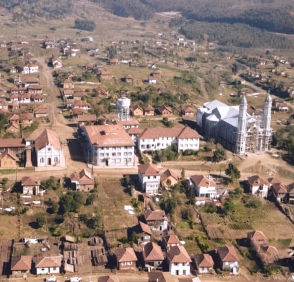 Foto de Construção da Igreja dos Capuchinhos em Caxias do Sul (RS)