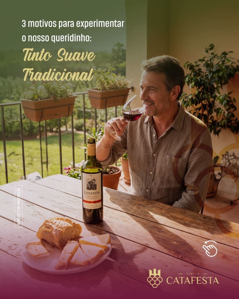 Vinho Tinto Suave Tradicional