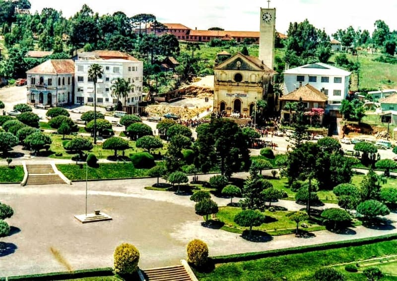 Recordações da Praça Dante Marcucci em São Marcos