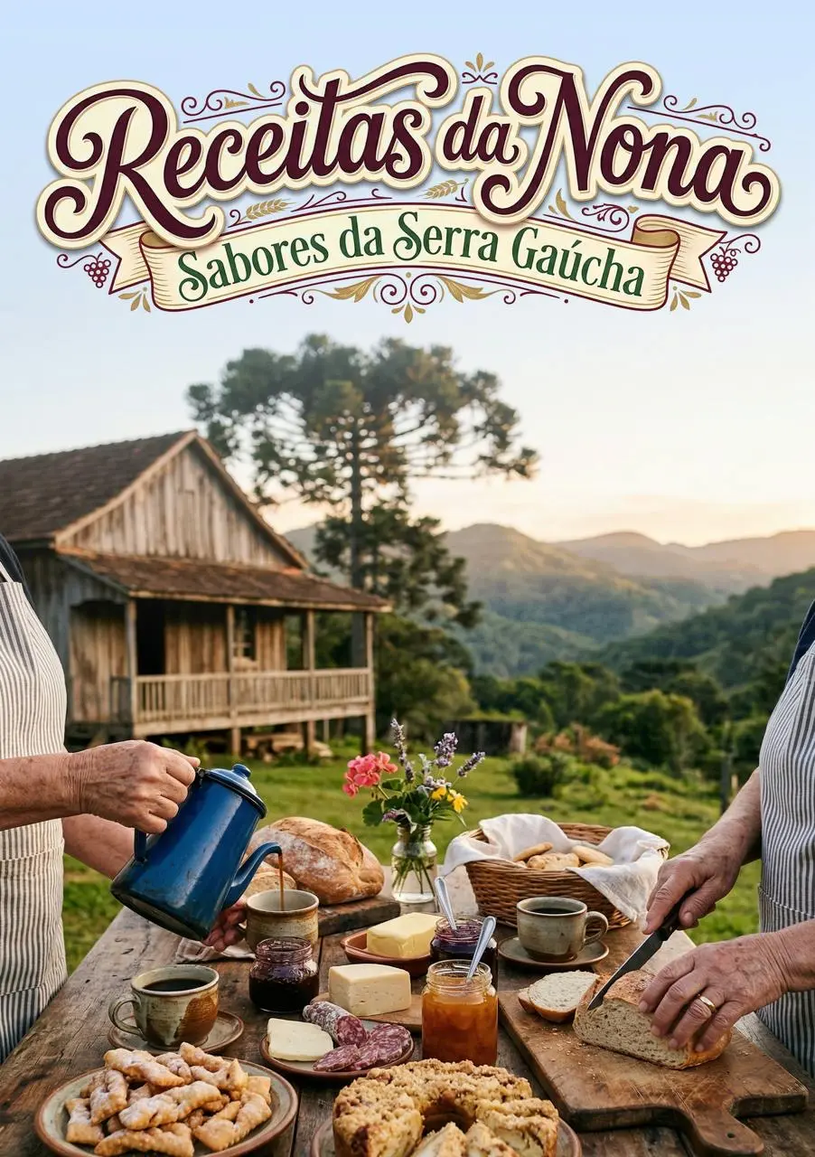 Capa do livro Livro Receitas da Nona - Sabores da Serra Gaúcha