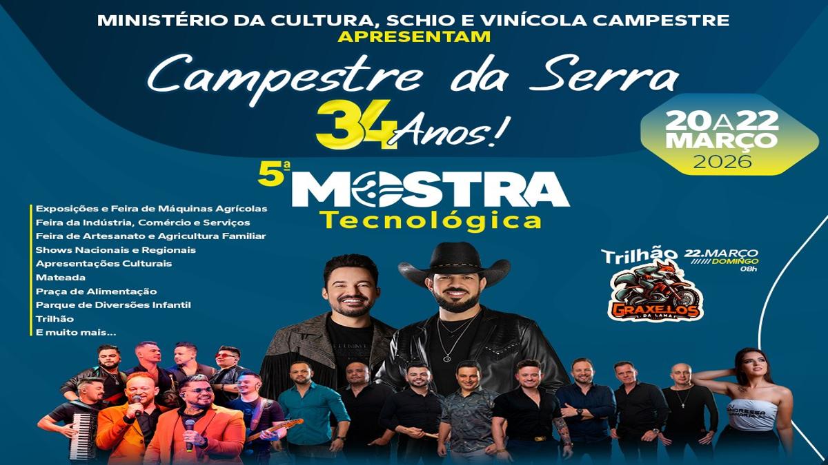 5ª Mostra Tecnológica 2026 em Campestre da Serra (RS)