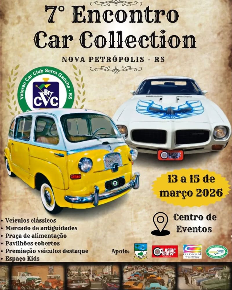 7° Encontro Car Collection em Nova Petrópolis (RS)