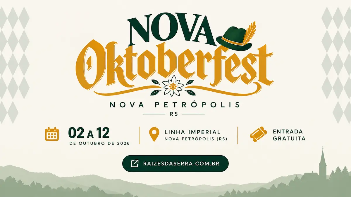 5ª Nova Oktoberfest 2026 em Nova Petrópolis (RS)