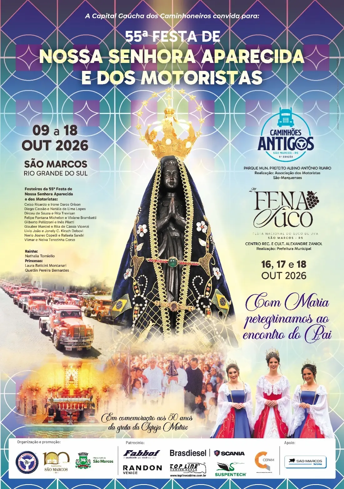 55ª Festa de Nossa Senhora Aparecida e dos Motoristas em São Marcos (RS)