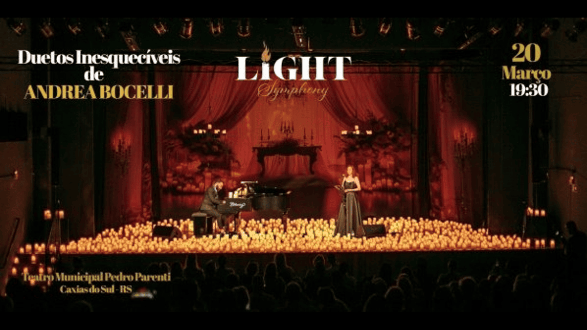 Light Symphony – Duetos Inesquecíveis de Andrea Bocelli em Caxias do Sul (RS)