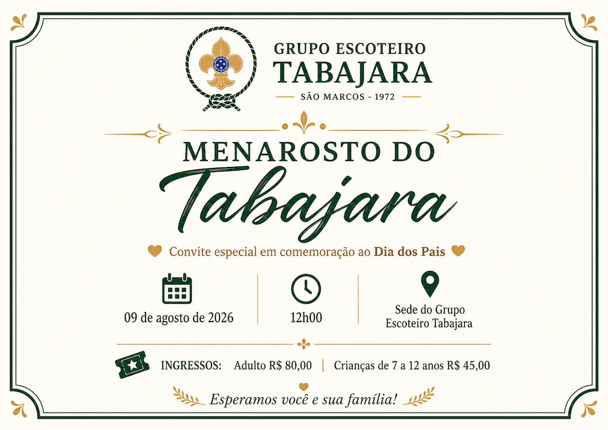 Evento 'Menarosto do Tabajara' em São Marcos (RS)