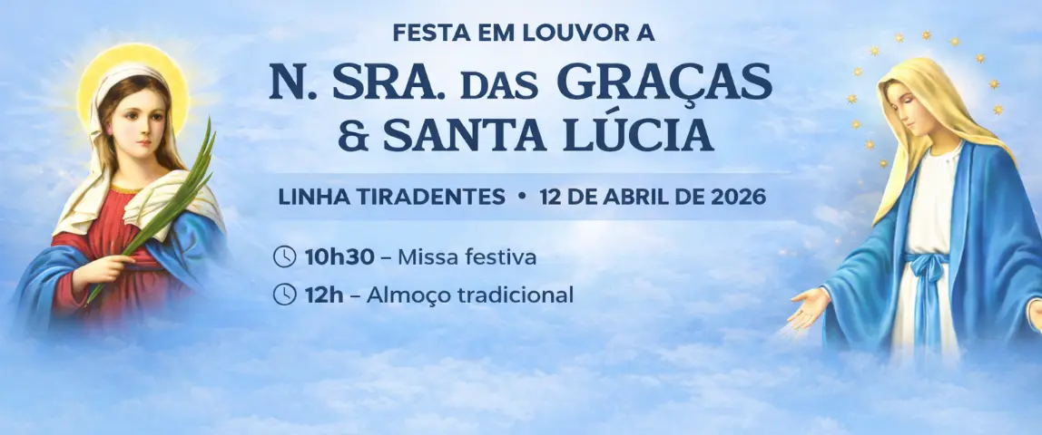 Festa em Louvor a Nossa Senhora das Graças e Santa Lúcia em Linha Tiradentes 2026 em São Marcos (RS)