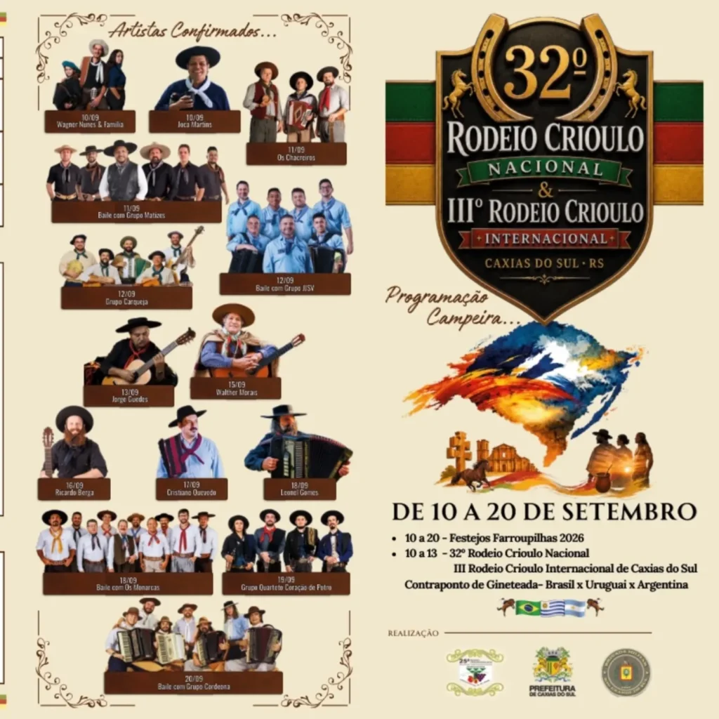 32º Rodeio Crioulo Nacional e III Rodeio Crioulo Internacional em Caxias do Sul (RS)