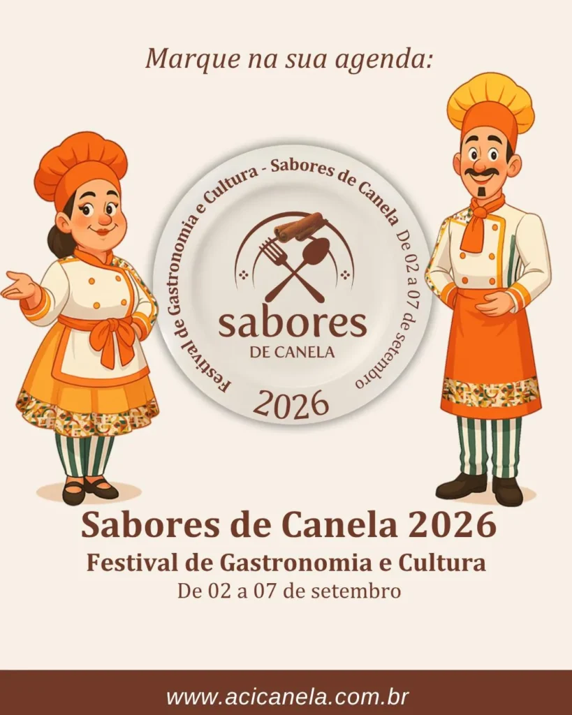Festival Sabores 2026 em Canela (RS)