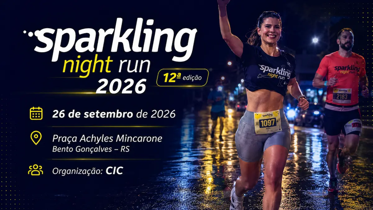 Sparkling Night Run 12ª Edição em Bento Gonçalves (RS)