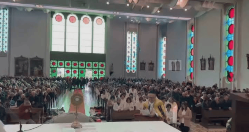 Foto interna da Igreja Matriz