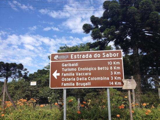 Estrada do Sabor em Garibaldi (RS)