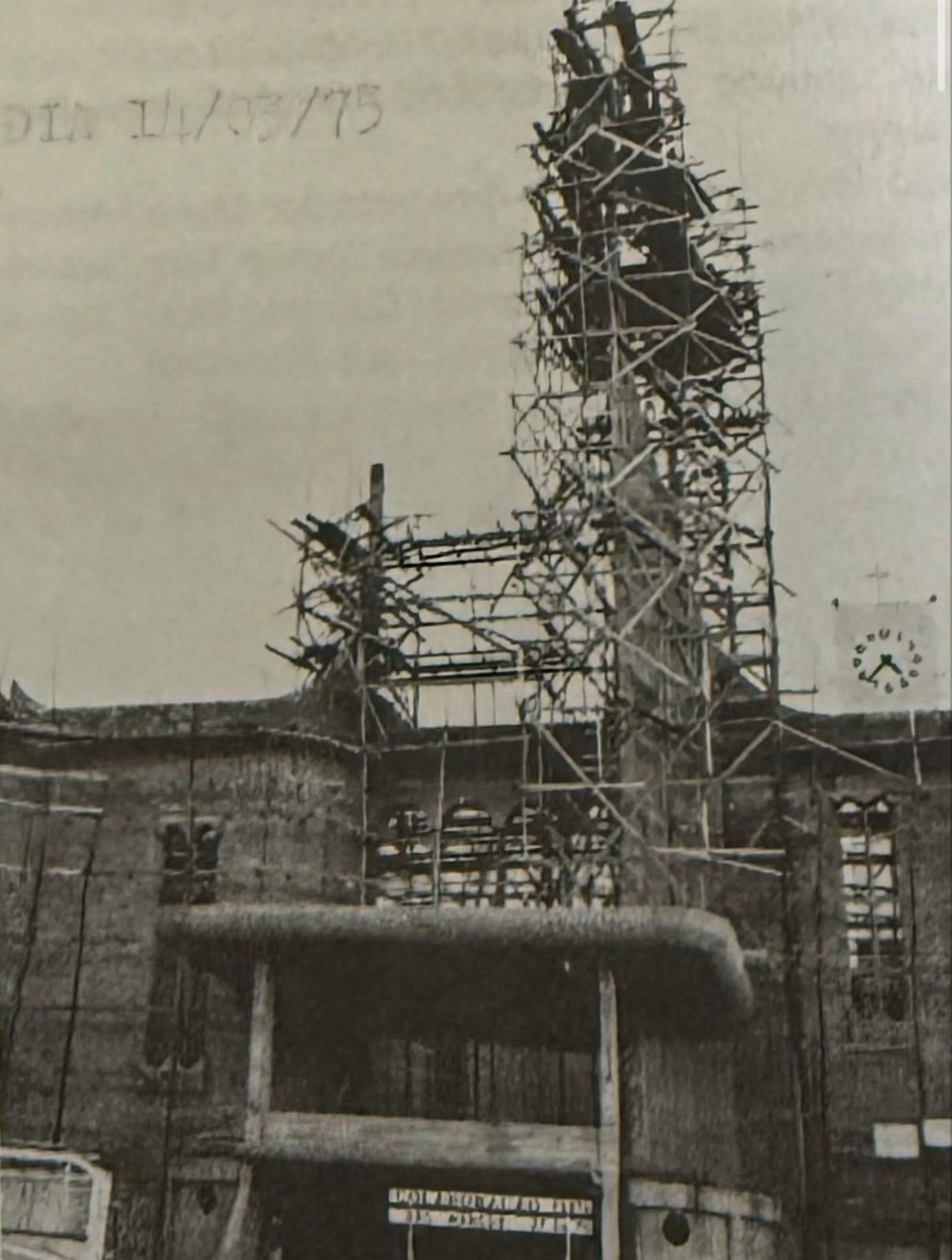 Memória: Construção Igreja Matriz em 1973 - saomarcos