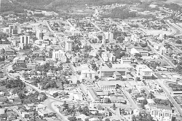 Foto histórica: Foto aérea de Farroupilha - farroupilha RS