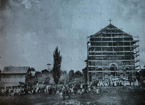 Memória: Construção da Igreja Matriz de São Marcos - saomarcos