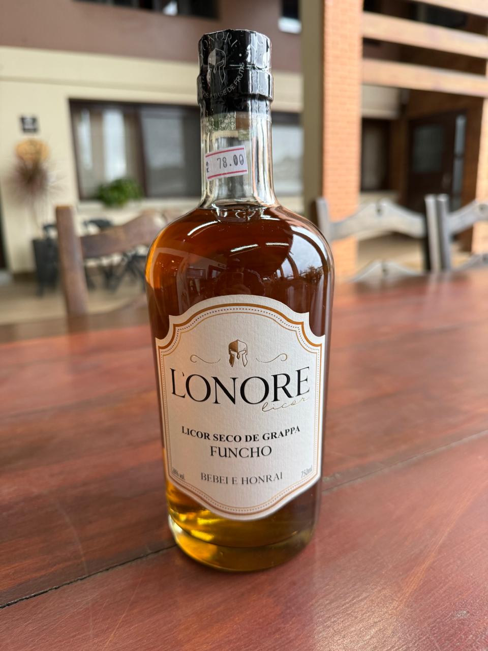 Produto Licor Seco de Grappa FUNCHO da loja L'Onore Destilados