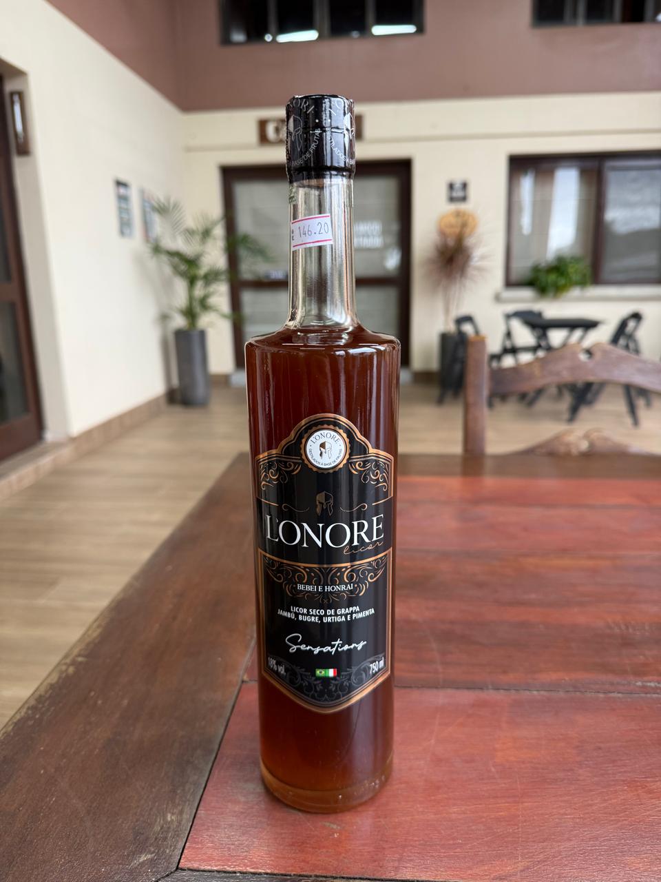 Produto Licor Seco de Grappa Jambú, Bugre, Urtiga e Pimenta da loja L'Onore Destilados