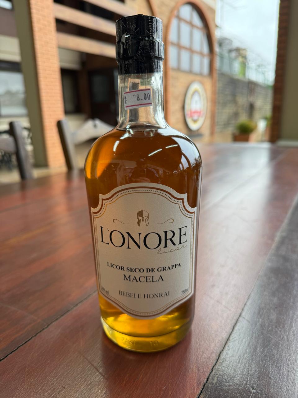 Produto Licor Seco de Grappa MACELA da loja L'Onore Destilados