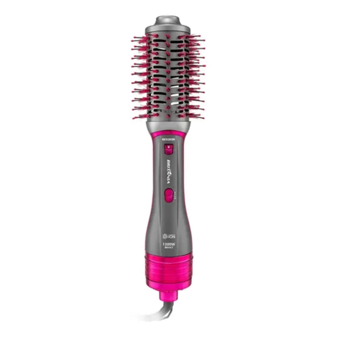 Escova Secadora Britânia 4 em 1 Cerâmica 1300W BES26SR Bivolt