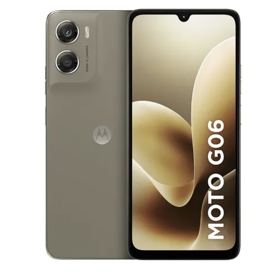 Smartphone Motorola Moto G06 - 256gb 12gb (4gb Ram + 8gb Ram Boost), e Camera 50mp Com Ai Bateria De 5200 Mah Tela 6.9 - Bege
