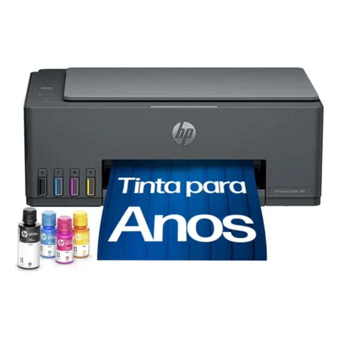 Impressora Multifuncional HP Smart Tank 584 - Preta