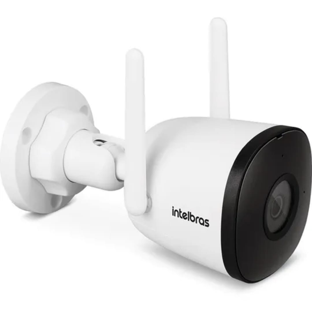 Câmera Inteligente Intelbras iM5SC con Wi-Fi Full HD color Branca