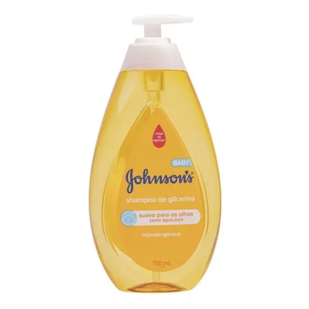 Shampoo Johnson's Baby Glicerina Hipoalergênico 750ml