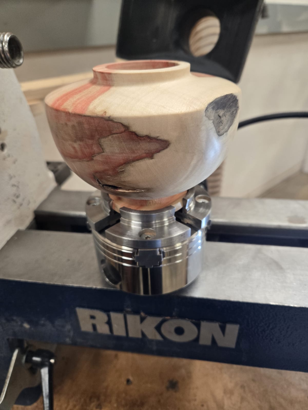 hollow form in process...