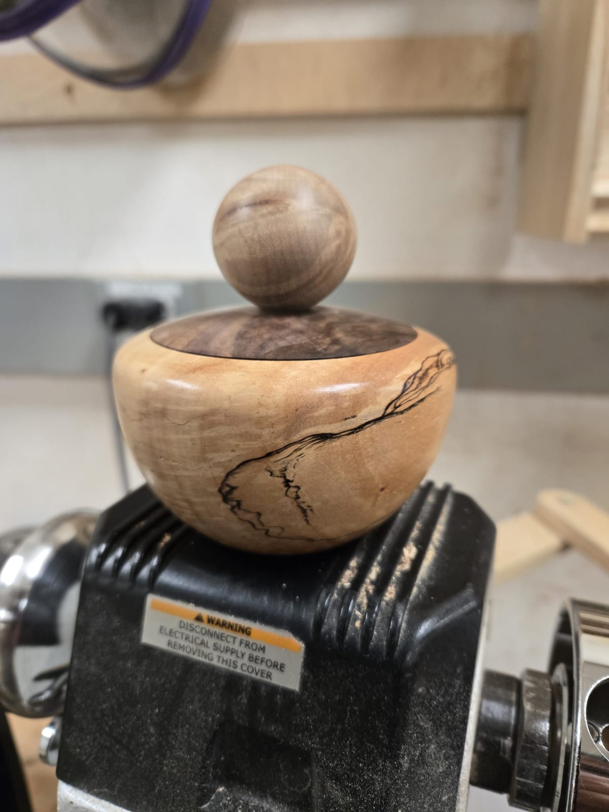 Hollow form lidded box